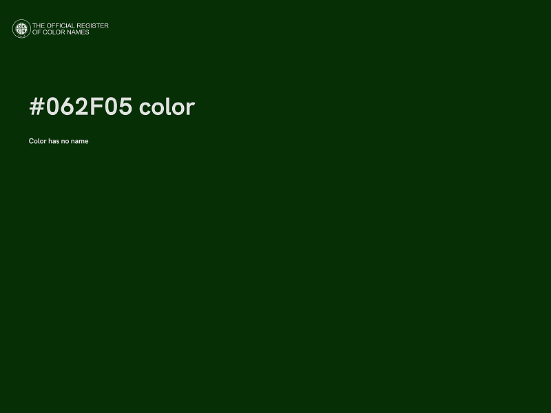 #062F05 color image