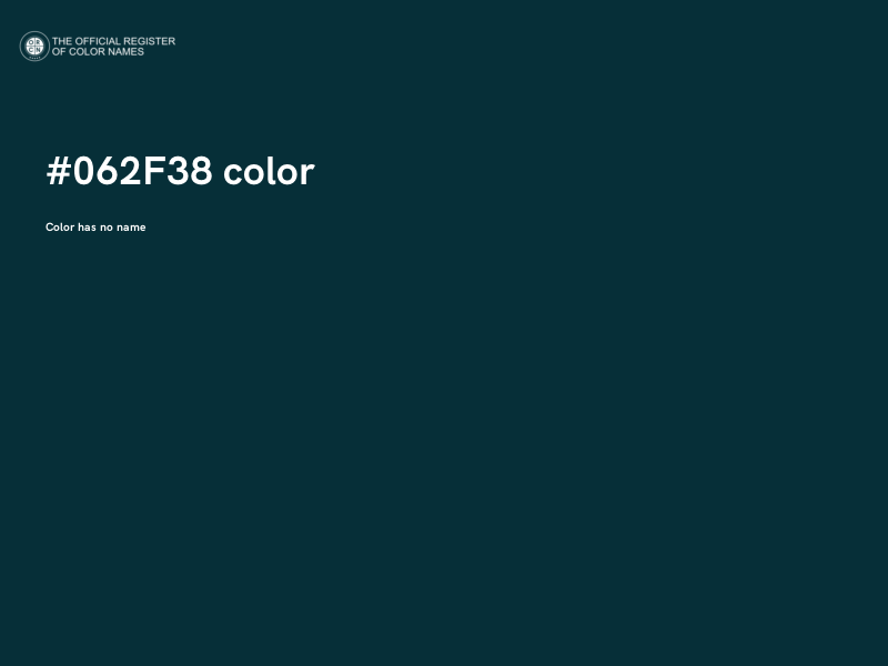 #062F38 color image