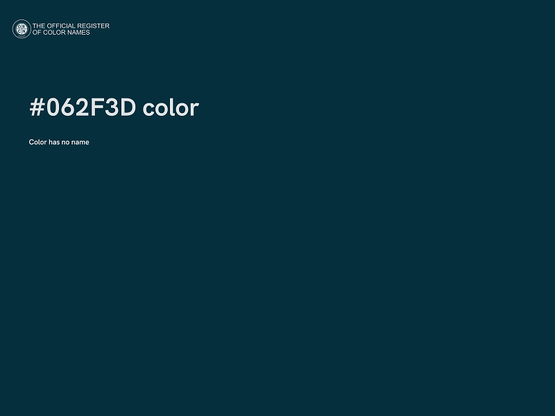 #062F3D color image