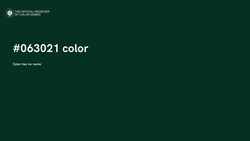 #063021 color image