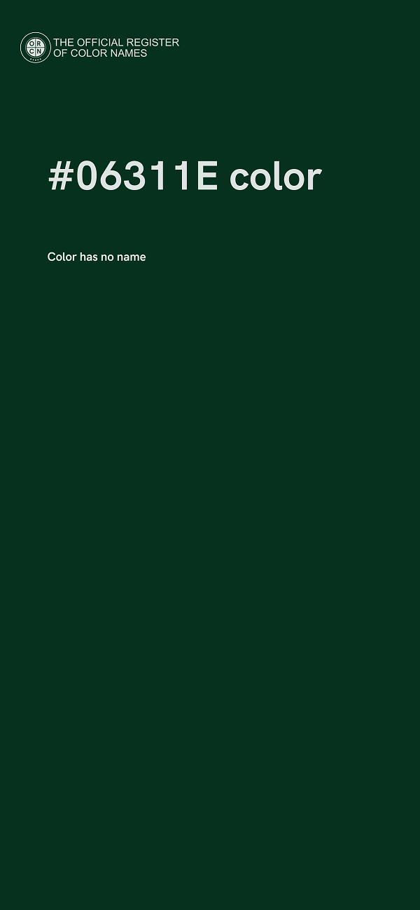 #06311E color image