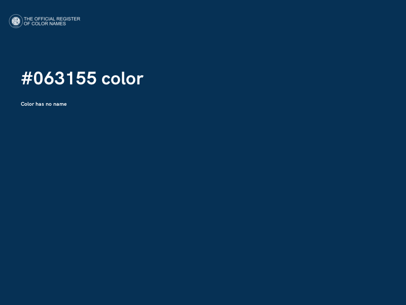 #063155 color image