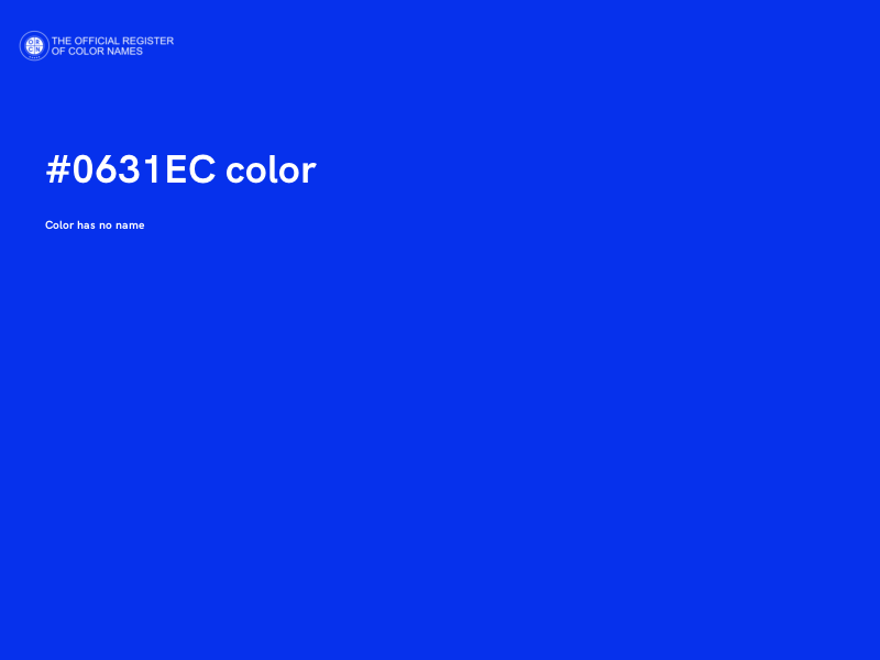 #0631EC color image