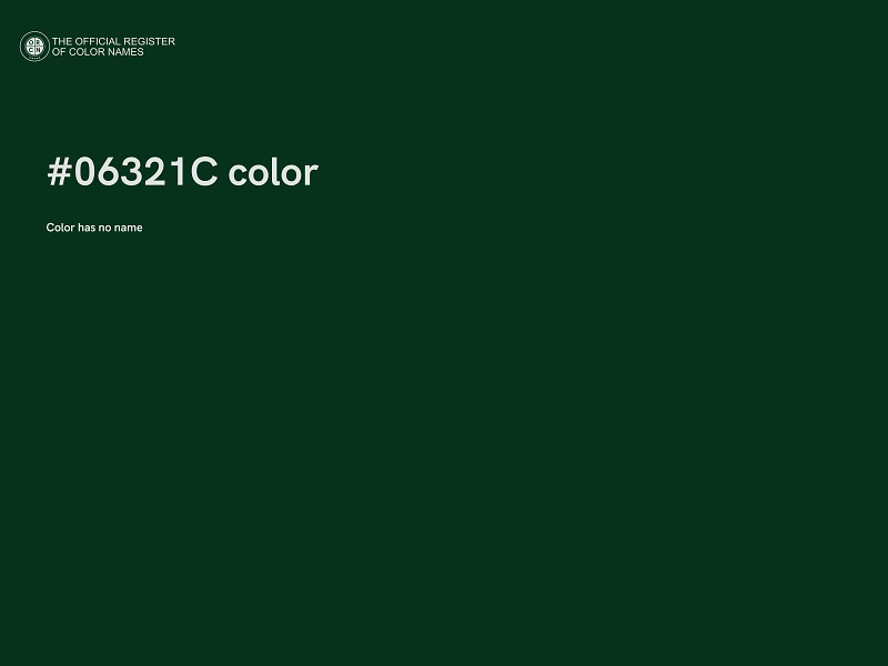 #06321C color image