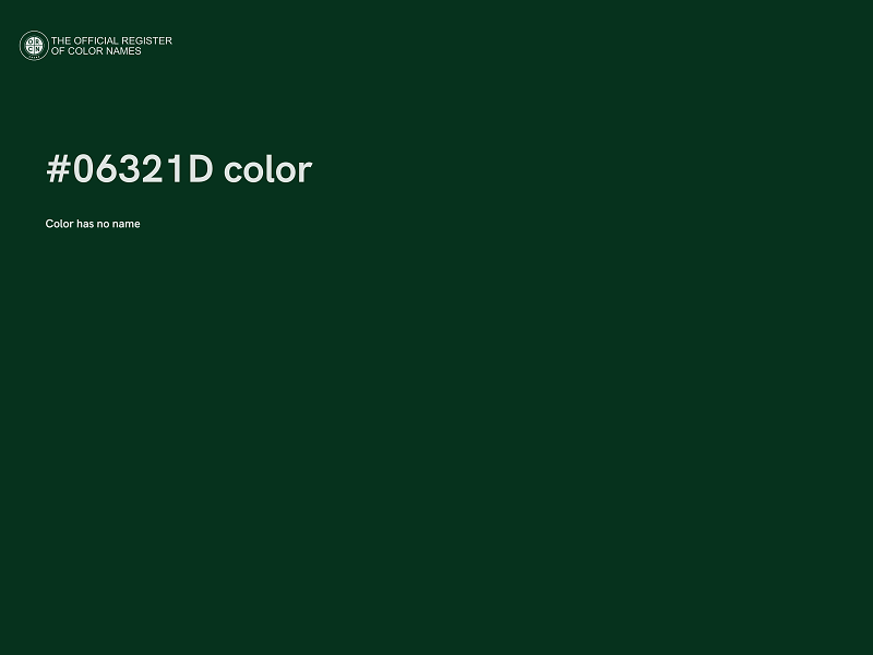 #06321D color image