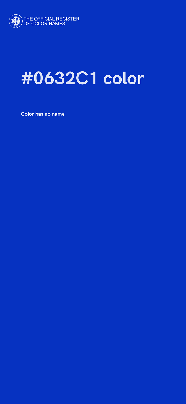 #0632C1 color image