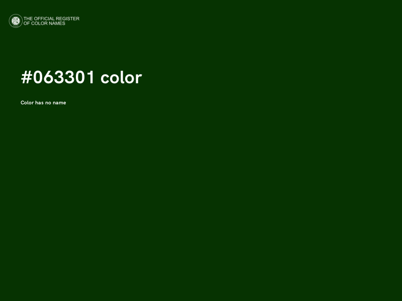 #063301 color image