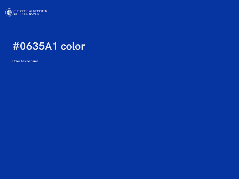 #0635A1 color image