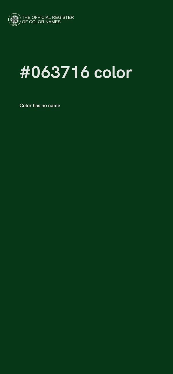 #063716 color image