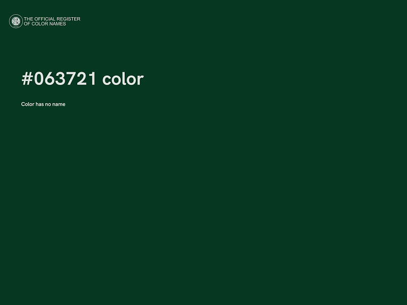 #063721 color image