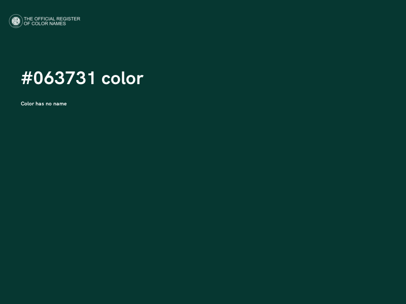 #063731 color image