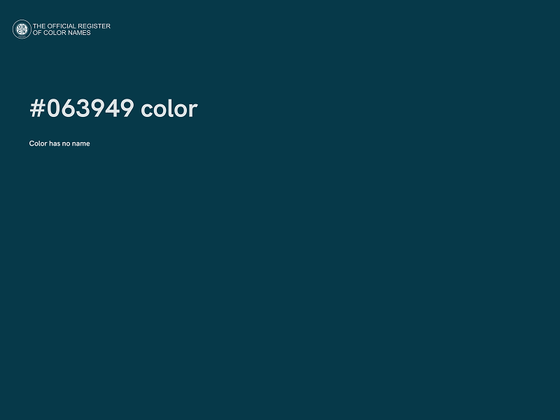 #063949 color image