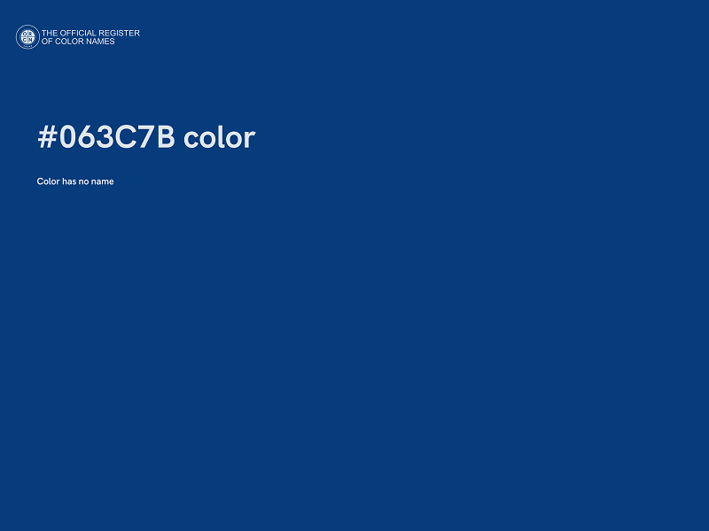 #063C7B color image