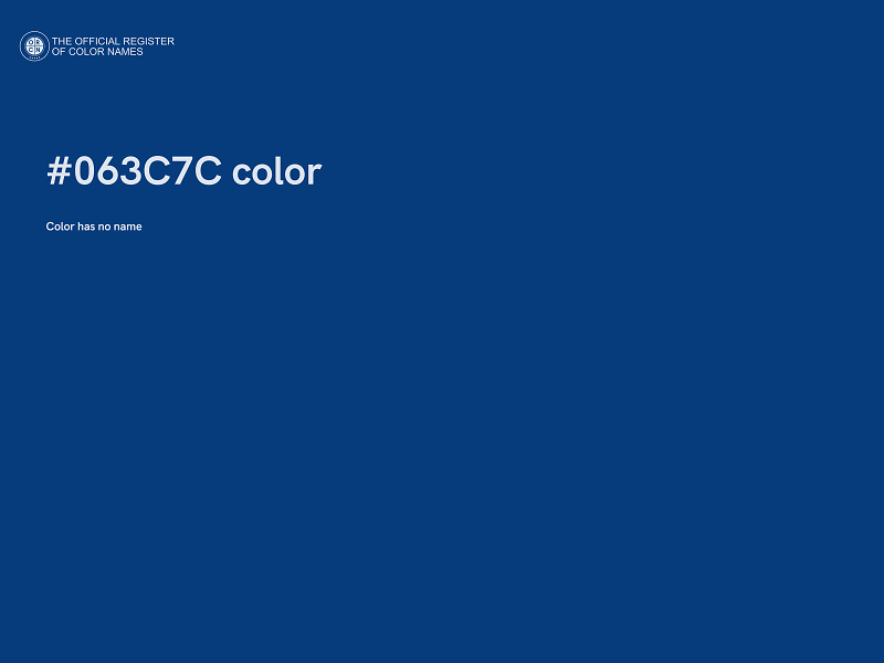 #063C7C color image