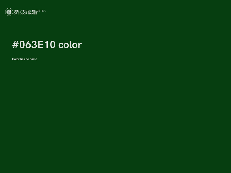 #063E10 color image