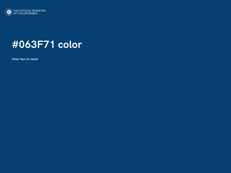 #063F71 color image