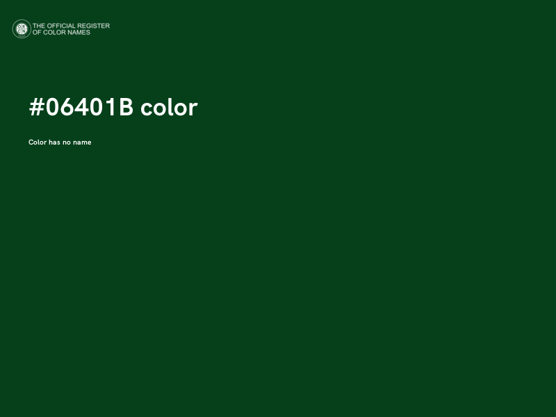 #06401B color image