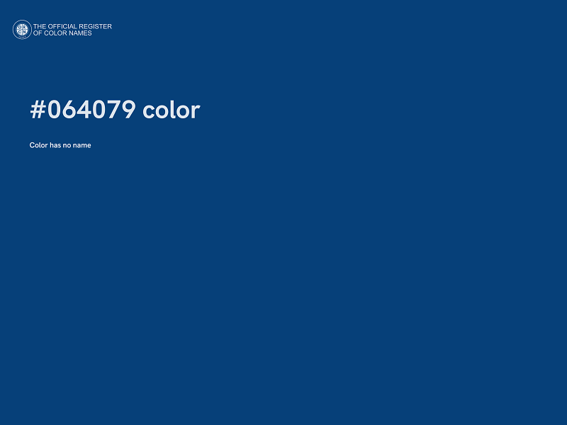 #064079 color image
