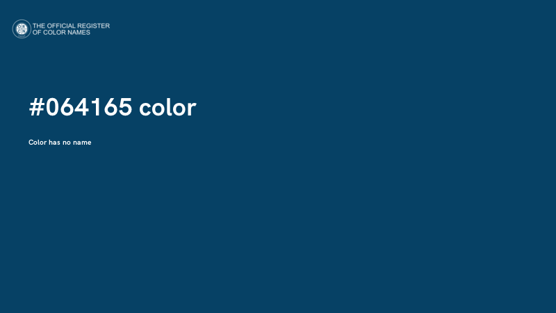 #064165 color image