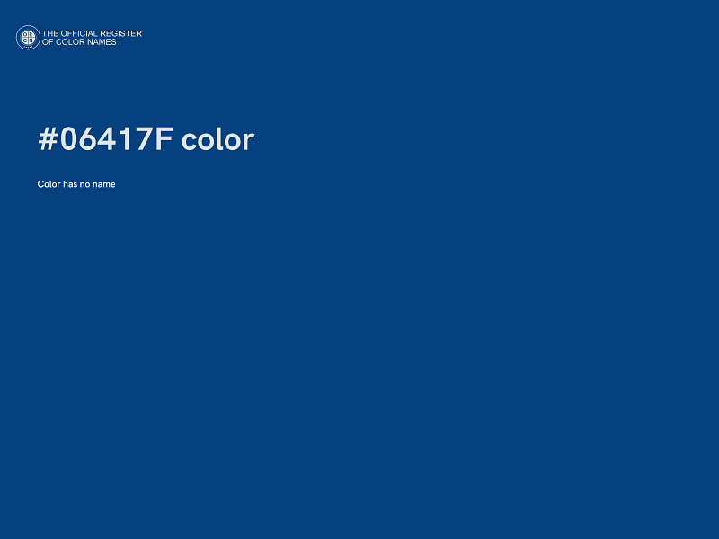 #06417F color image