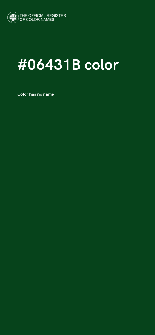 #06431B color image