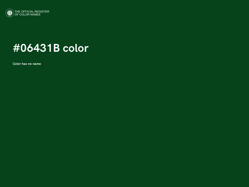 #06431B color image