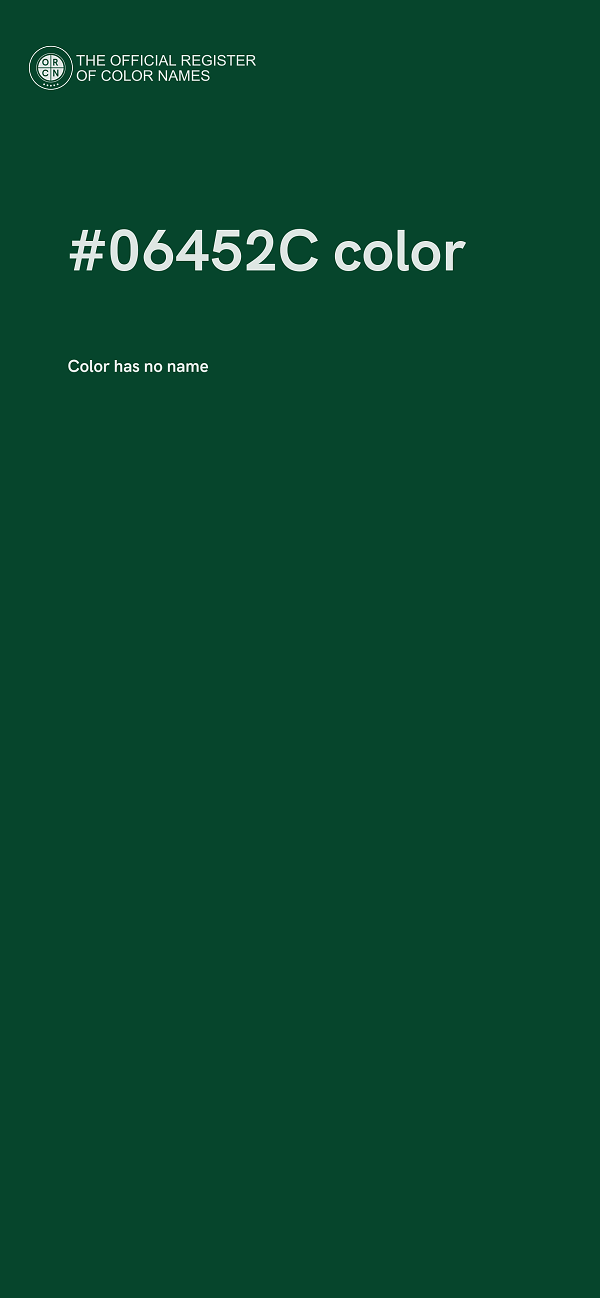 #06452C color image