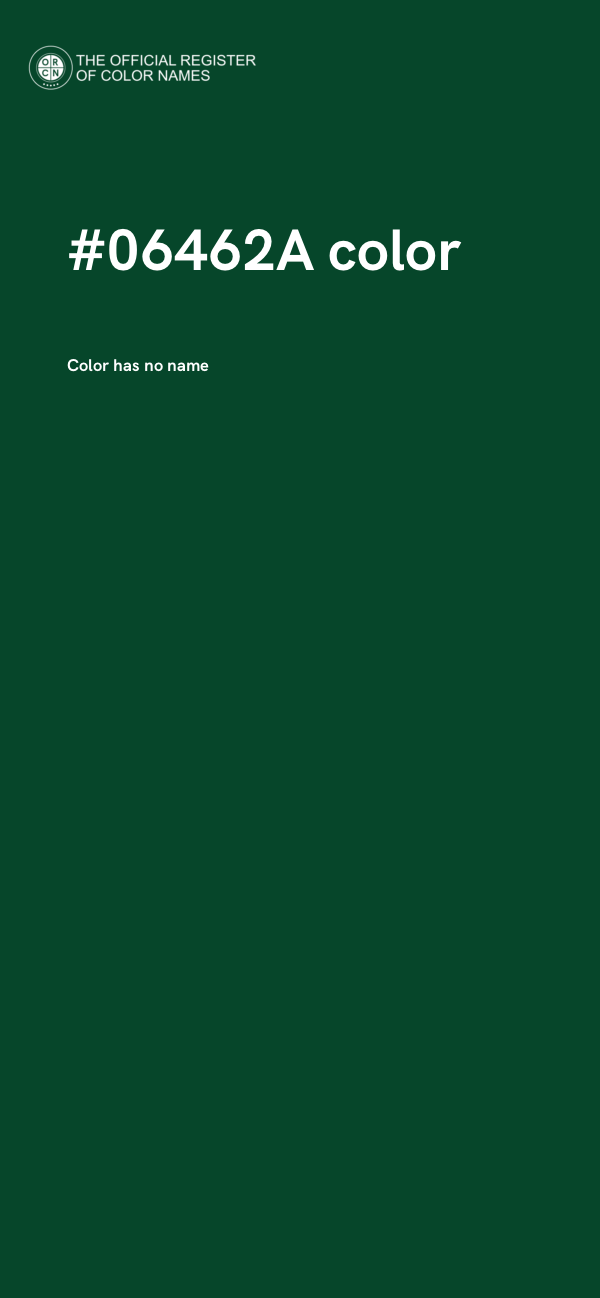 #06462A color image