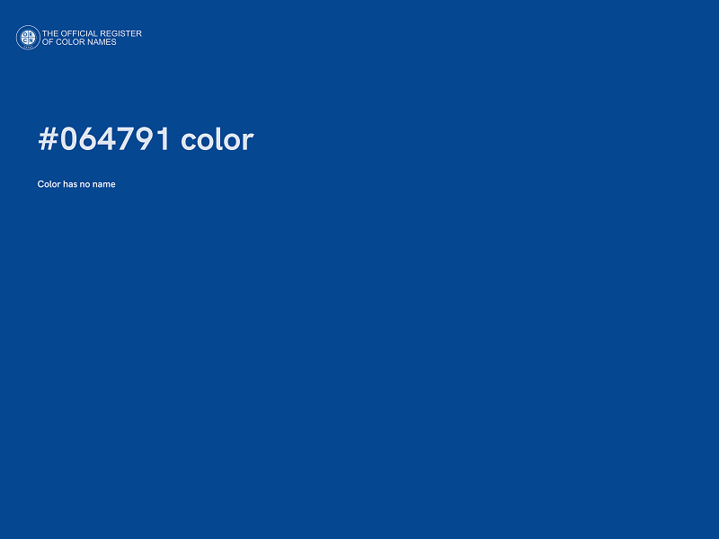#064791 color image