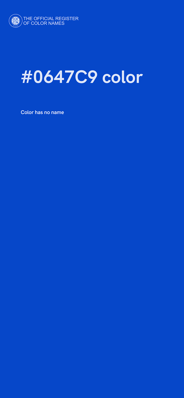 #0647C9 color image