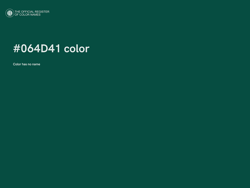 #064D41 color image