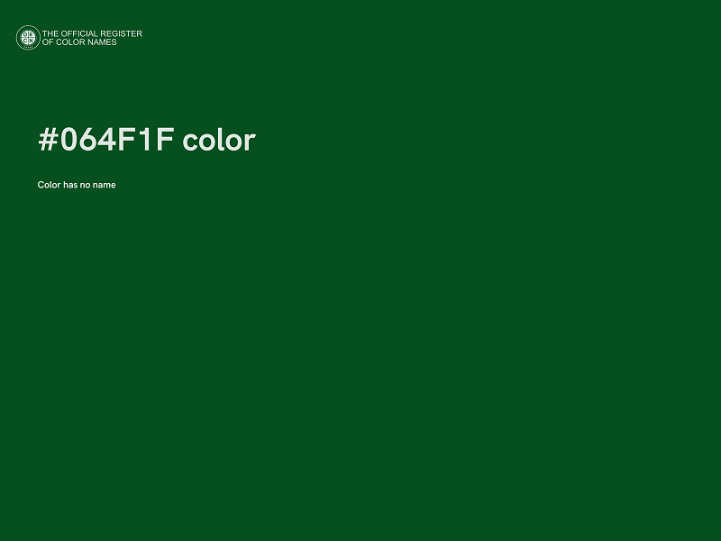 #064F1F color image