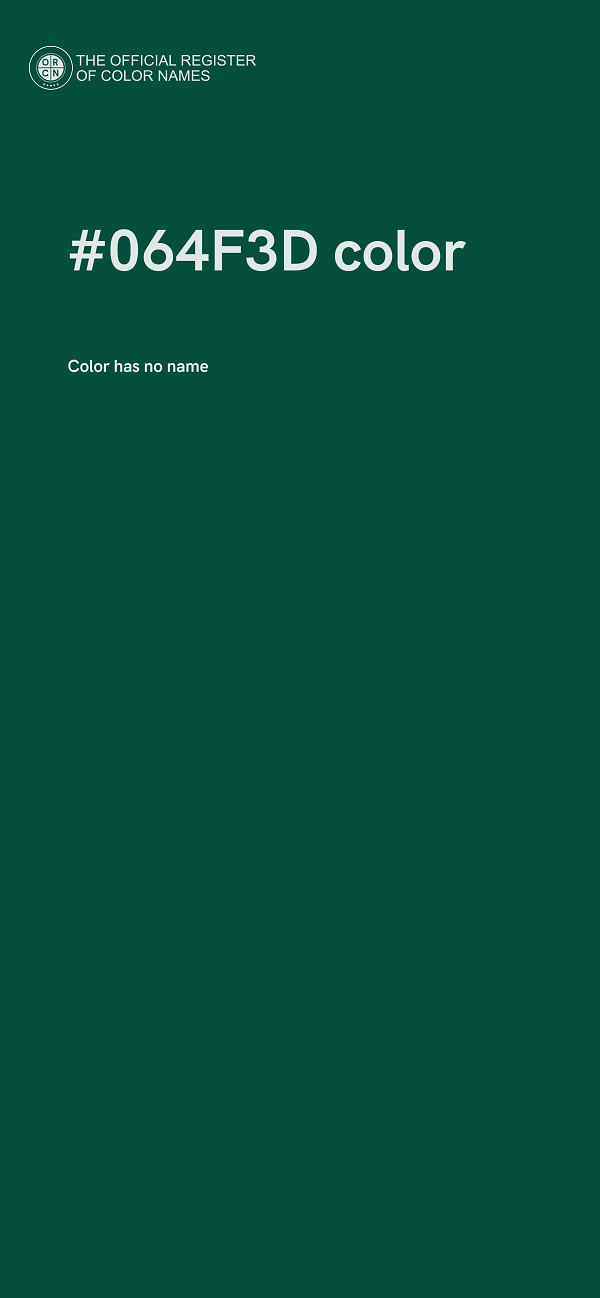 #064F3D color image