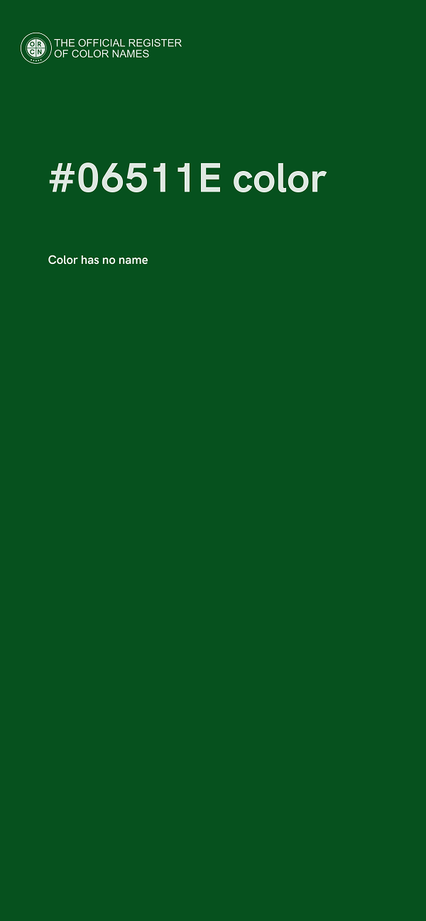 #06511E color image