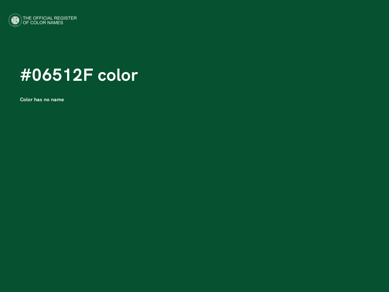 #06512F color image