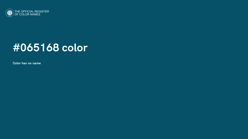 #065168 color image