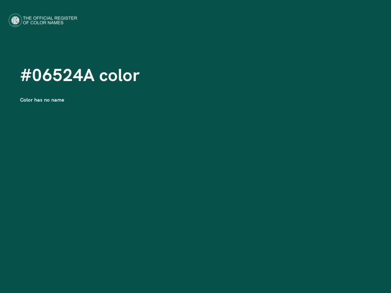 #06524A color image
