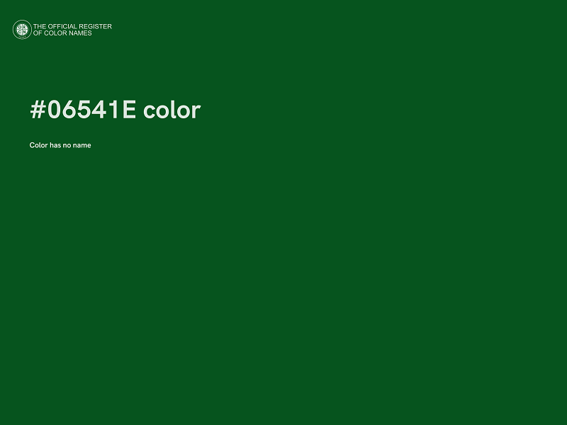 #06541E color image