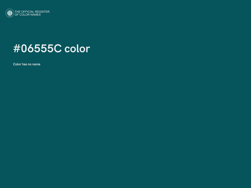 #06555C color image