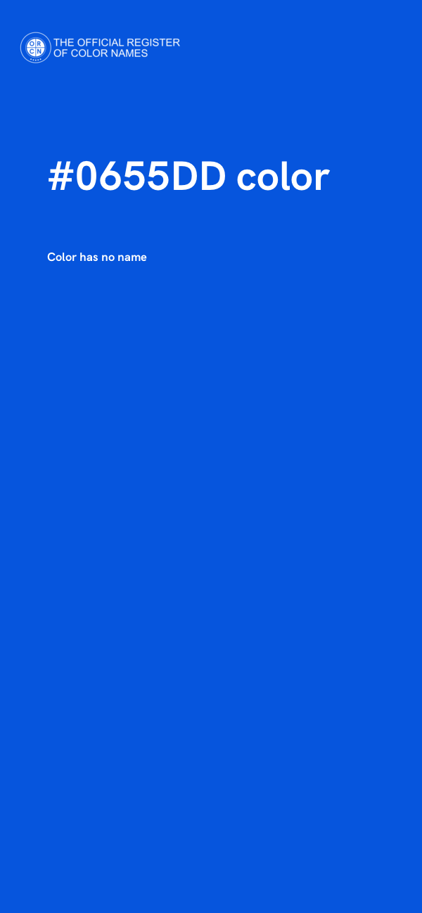 #0655DD color image