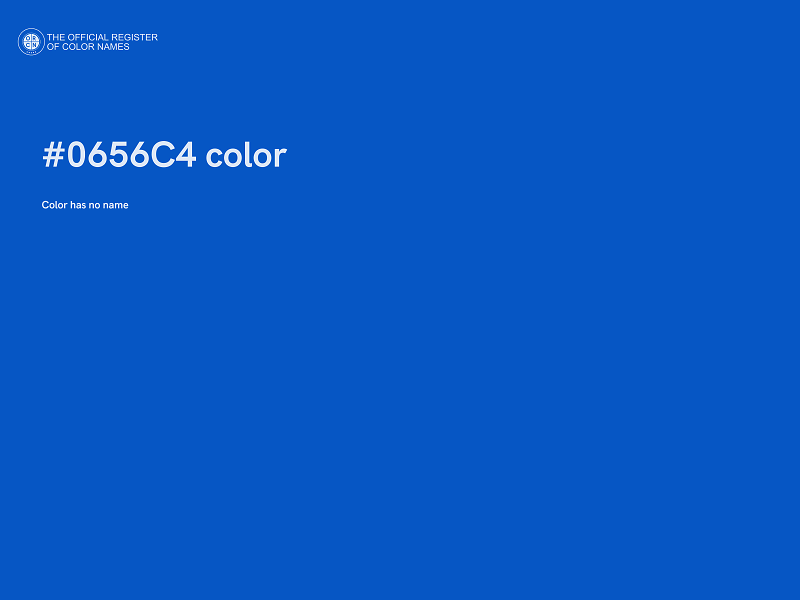 #0656C4 color image