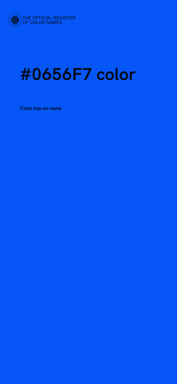 #0656F7 color image