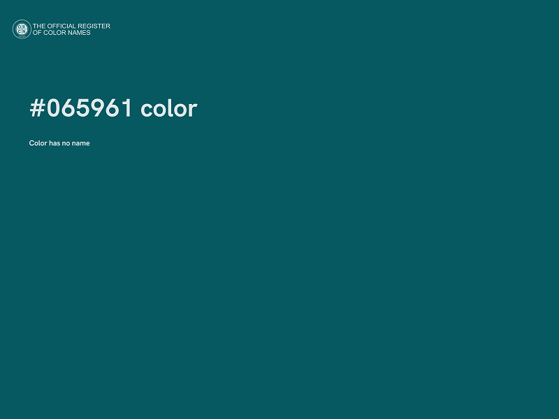 #065961 color image