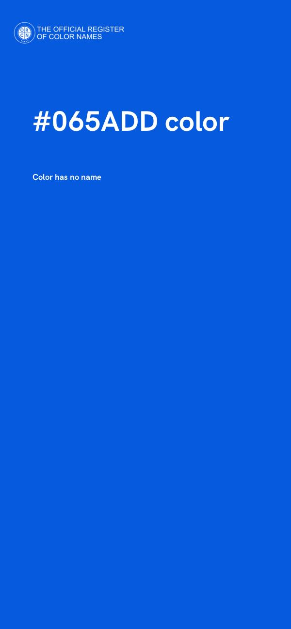 #065ADD color image