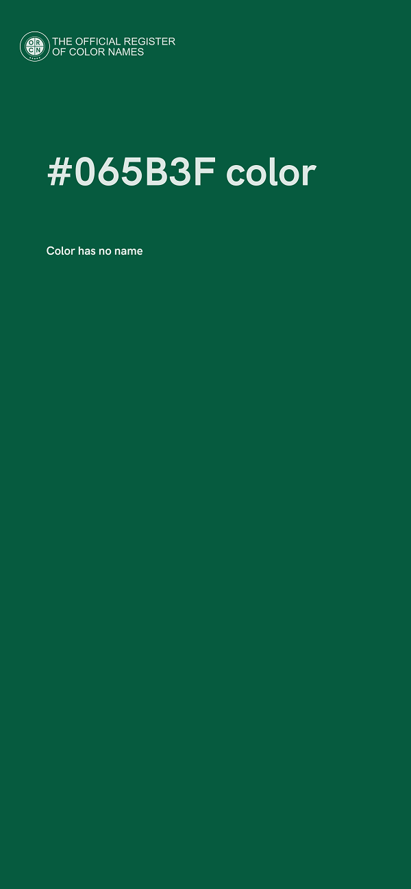 #065B3F color image