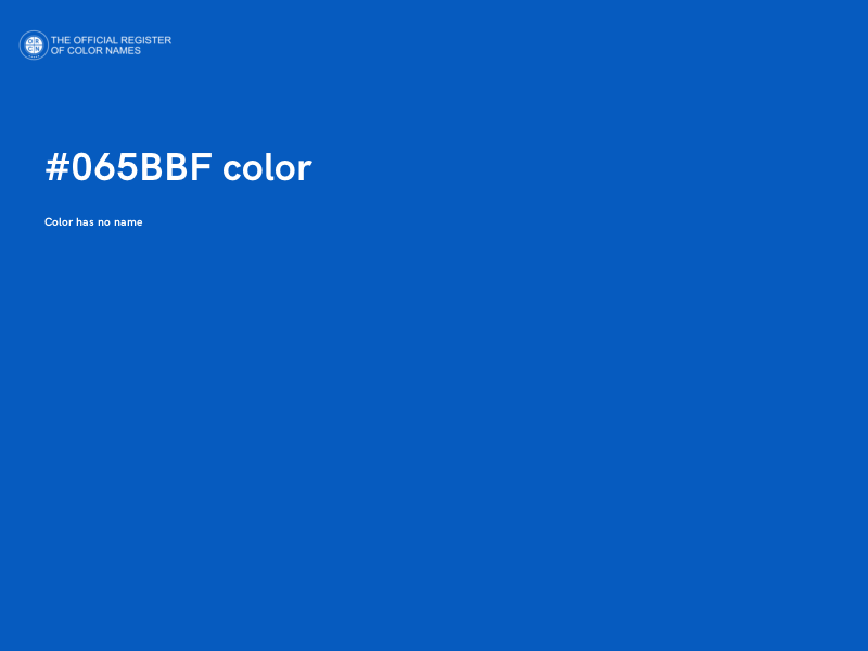 #065BBF color image
