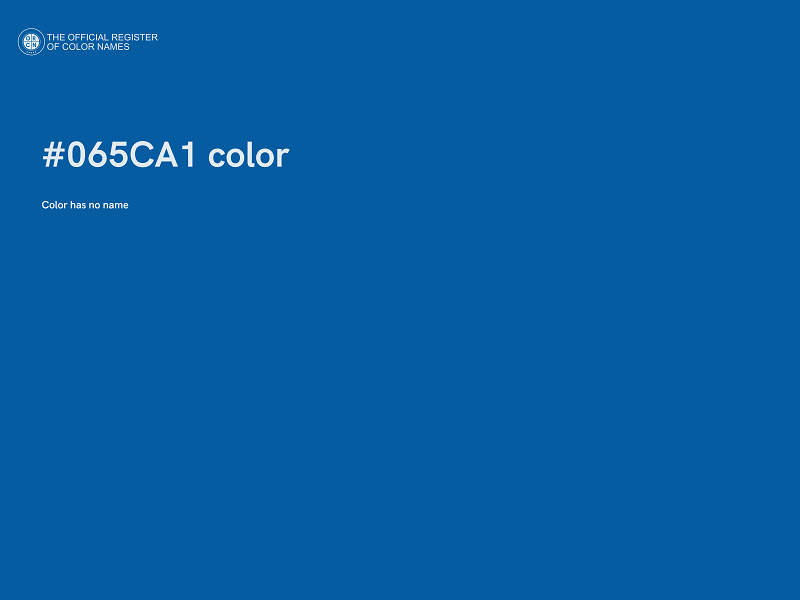#065CA1 color image