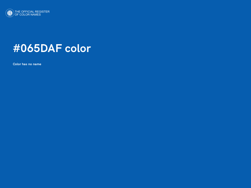 #065DAF color image