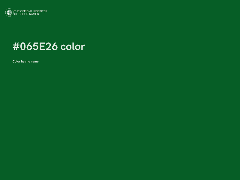 #065E26 color image