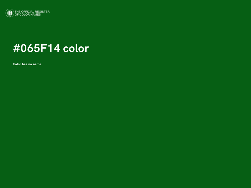 #065F14 color image